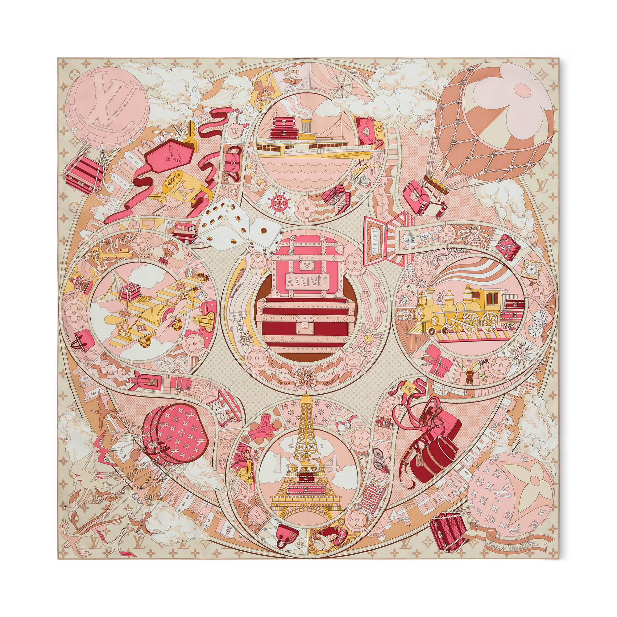 LV Journey Square 90 S00 - Women - Accessories | LOUIS VUITTON ®